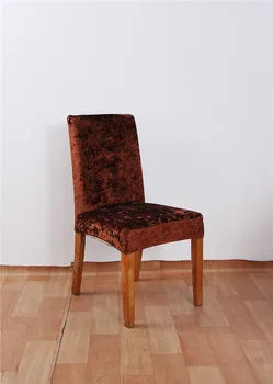 

High-quality spandex gold diamond flannel elastic chair cover, removable anti-dirty kitchen seat cover, elastic chair cover, use