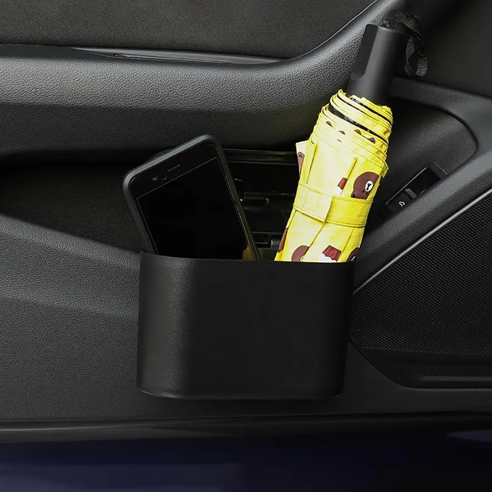 

Car Trash Can Organizer Garbage Holder Automobiles Storage Box Accessories Auto Door Seat Back Visor Trash Bin Paper Dustbin