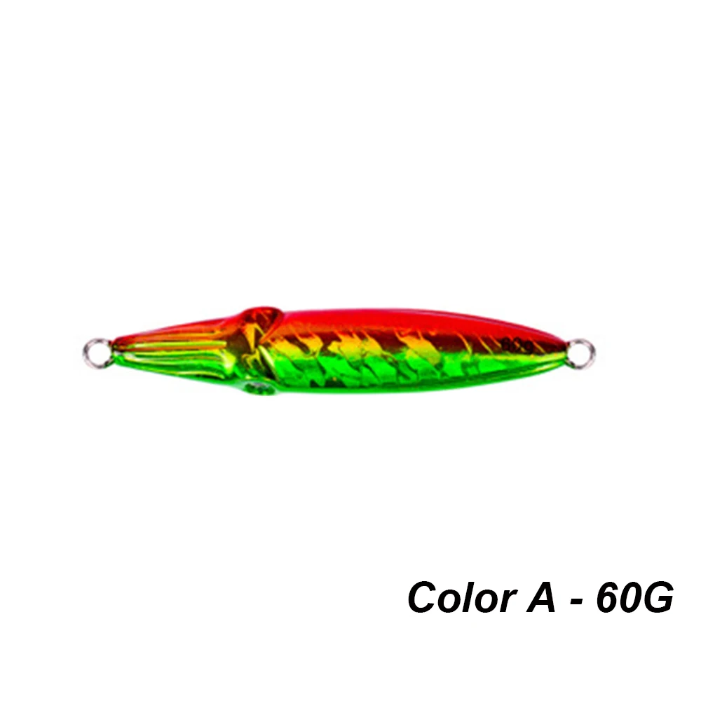 1 шт. жесткая свинцовая рыба 40г-60г-80г-100г Рыболовная Приманка 5 цветов рыболовная приманка 8 см-9 см-10 см литая приманка глубоководная Джиг Рыболовная Снасть