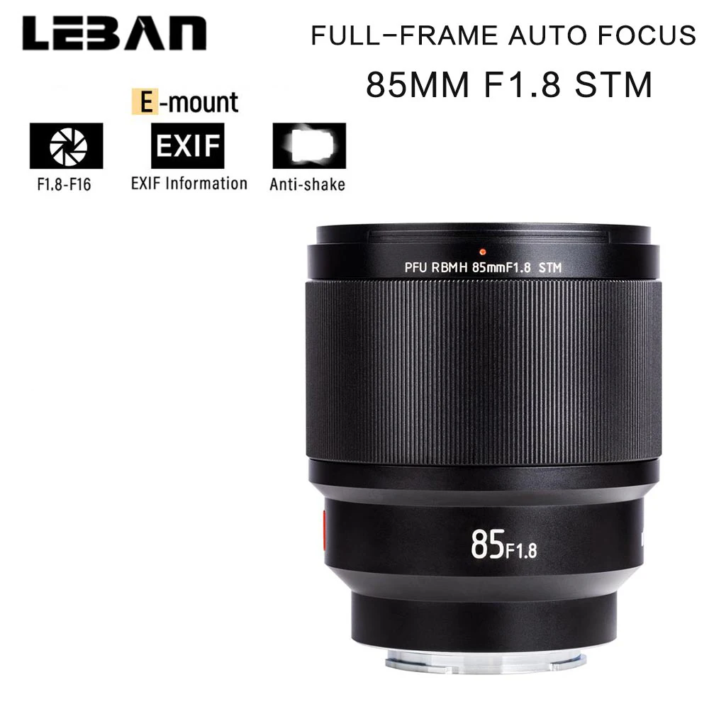 VILTROX 85 мм f1.8 STM Автофокус Объектив с фиксированным фокусом F1.8 полноразмерный