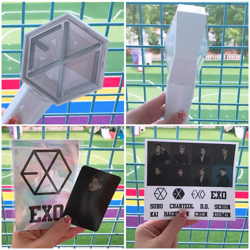 YOUPOP KPOP EXO Ver3 OfficialFanlight3.0 новая световая палка концертный альбом светящаяся лампа ФЛУОРЕСЦЕНТНОЕ свечение лампа GU104