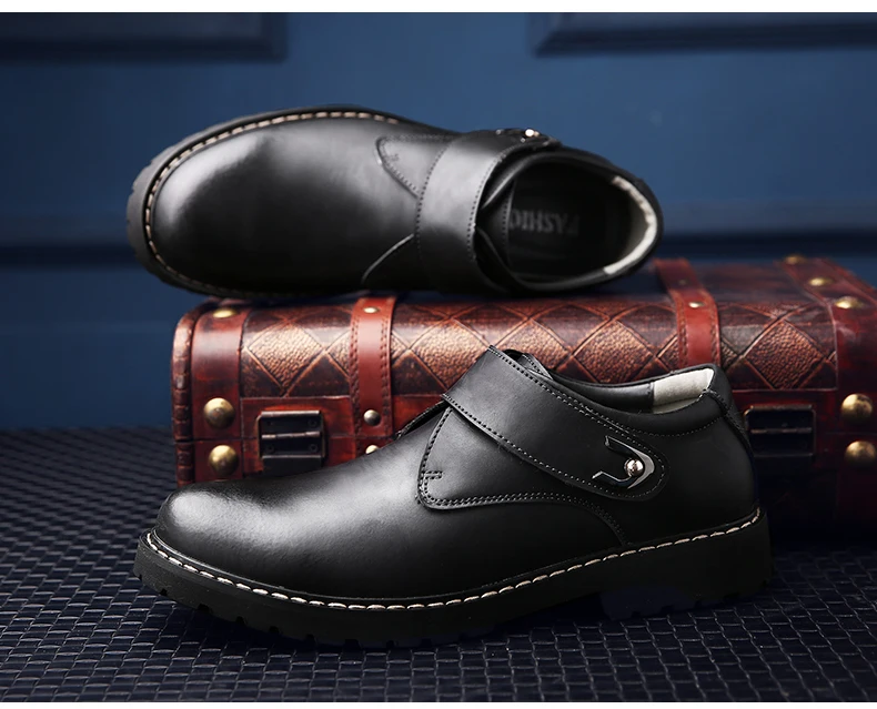 Brand Handmade Breathable Men's Oxford Shoes Top Quality Dress Shoes Men Flats Fashion Genuine Leather Casual Men Shoes