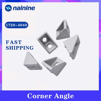 

[1720/2028/3030/4040] Corner Angle Aluminum Connector Bracket Fastener 3D Printers CNC Routers Industrial Profile B158