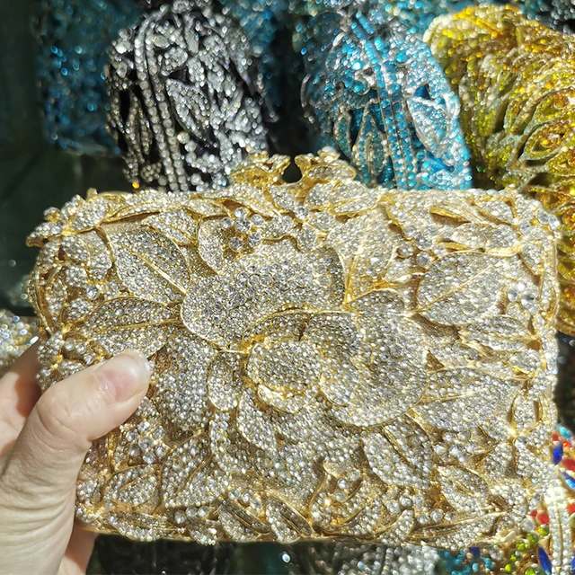 The Metallic Clutch Purse | Ideal Wedding Purse Gold Clutches