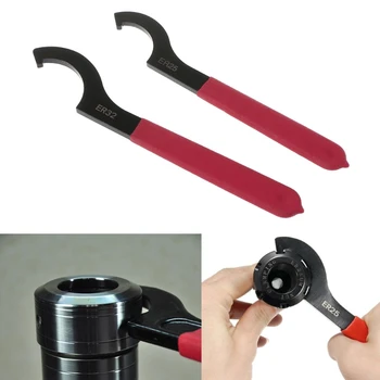 

ER Collet Chuck Spanner Wrench ER8M ER11M ER16M ER20M ER25UM ER32UM Type for ER Nut Series CNC Milling Machine ER-wrench