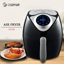 2.6L 1300W воздушная электрическая фритюрница Автоматическая фритюрница без масла антипригарная воздушная фритюрница интеллект сенсорная обжарочная печь