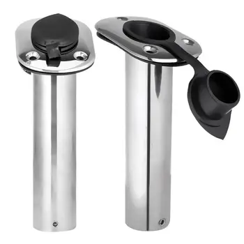 

30 Degree Stainless Steel Fishing Rod Holder Stand Bracket Tackle Accessories