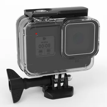 

New Sports Camera Waterproof Housing Case Shell Diving 60M Compatible For Go-pro 8 Black Water 60M Strong Structure
