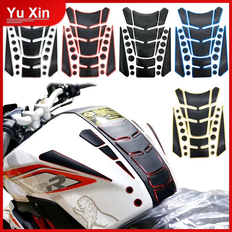 Мотоциклетная 3D резиновая газовая масляная защитная накладка на топливный бак