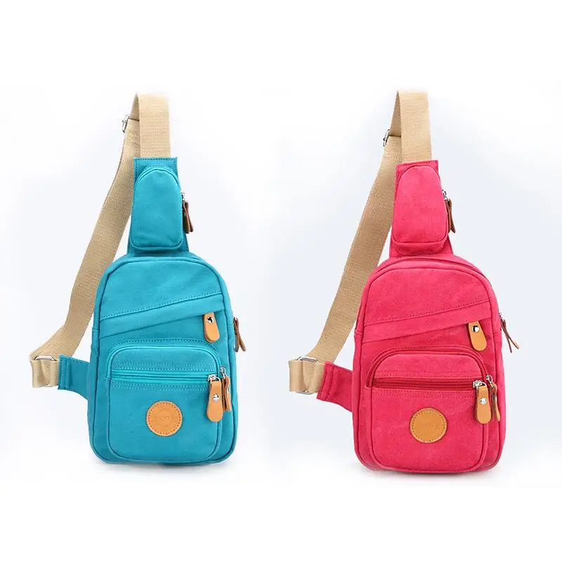 

Canvas Antitheft Messenger Crossbody Bags for women 2019 Purses custom chest rig bag chest bag
