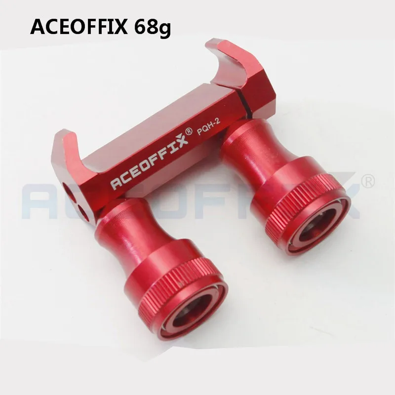 Aceoffix 접이식 자전거 브롬톤 접이식 자전거 페달 알루미늄 합금 용 퀵 릴리스 페달 홀더