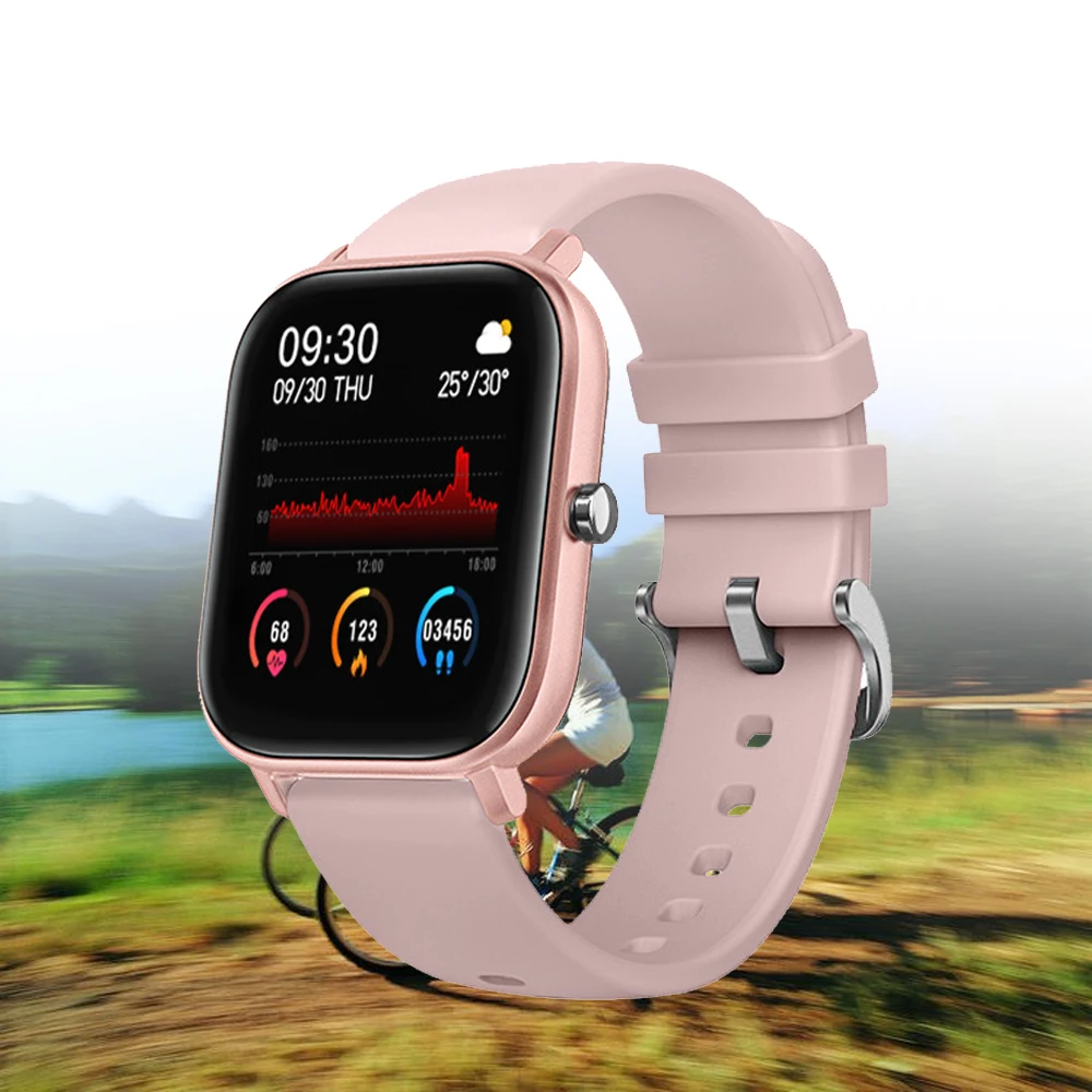 New 1.4 inch Fitness Tracker Smart Watch Men Full Touch Blood Pressure