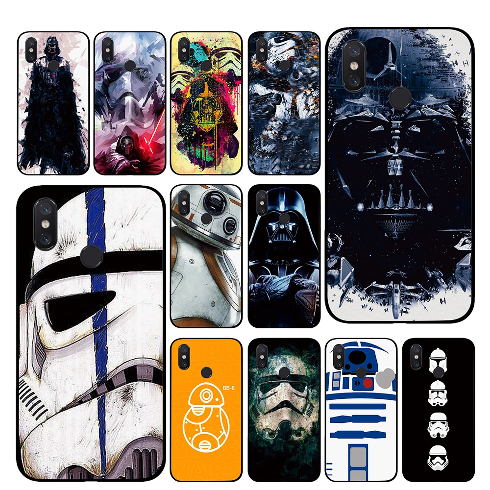 

star wars TPU Phone cases for Xiaomi MI 9 8 8SE 6X 5X 5S 5C 5 Pocophone F1 Play Cover