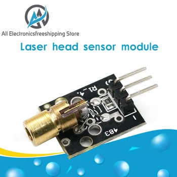 

KY-008 3pin 650nm Red Laser Transmitter Dot Diode Copper Head Module for arduino DIY Kit