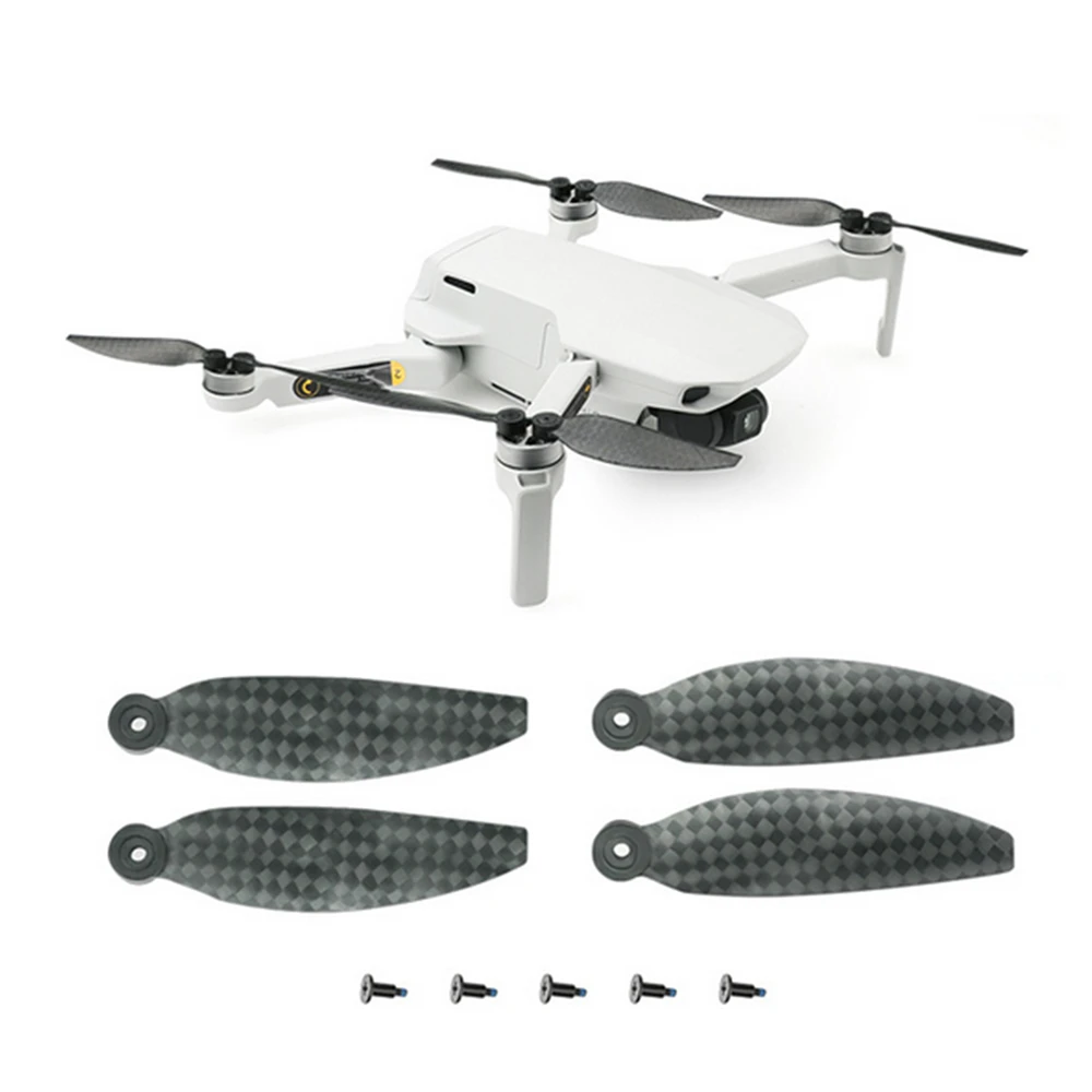 Quick Release Carbon Fiber Propeller Blade Propellers Props for DJI Mavic Mini Drone Spare Parts Replacement | - Цена: 