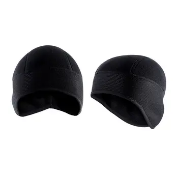 

Unisex Winter Cycling Cap Windproof Warm Polar Fleece Thermal Helmet Liner Beanies Hat Solid Color Hiking Skiing Ear Warmer