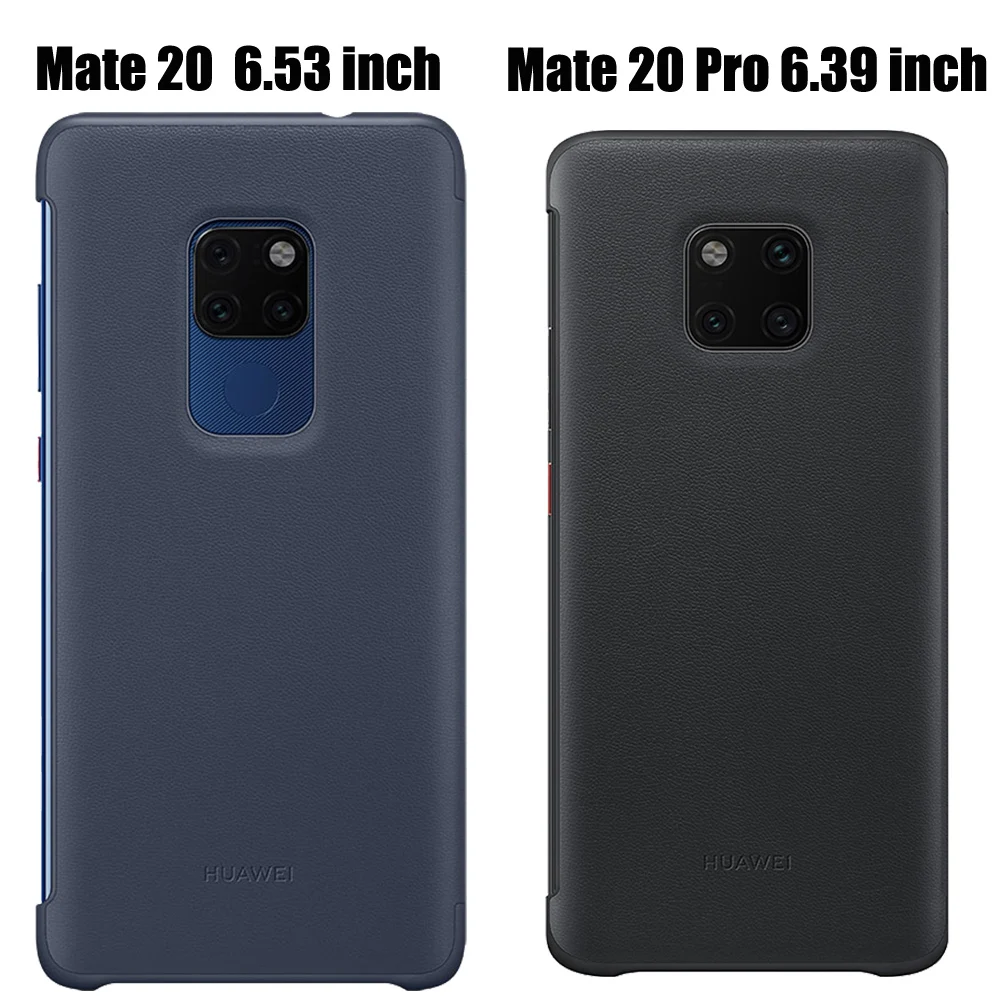 HUAWEI Mate 20 Pro Case Original Huawei Mate 20 X Case Mate 20 Flip Cover Smart View Window Protect Stand Huawei Mate 20X Case huawei waterproof phone case