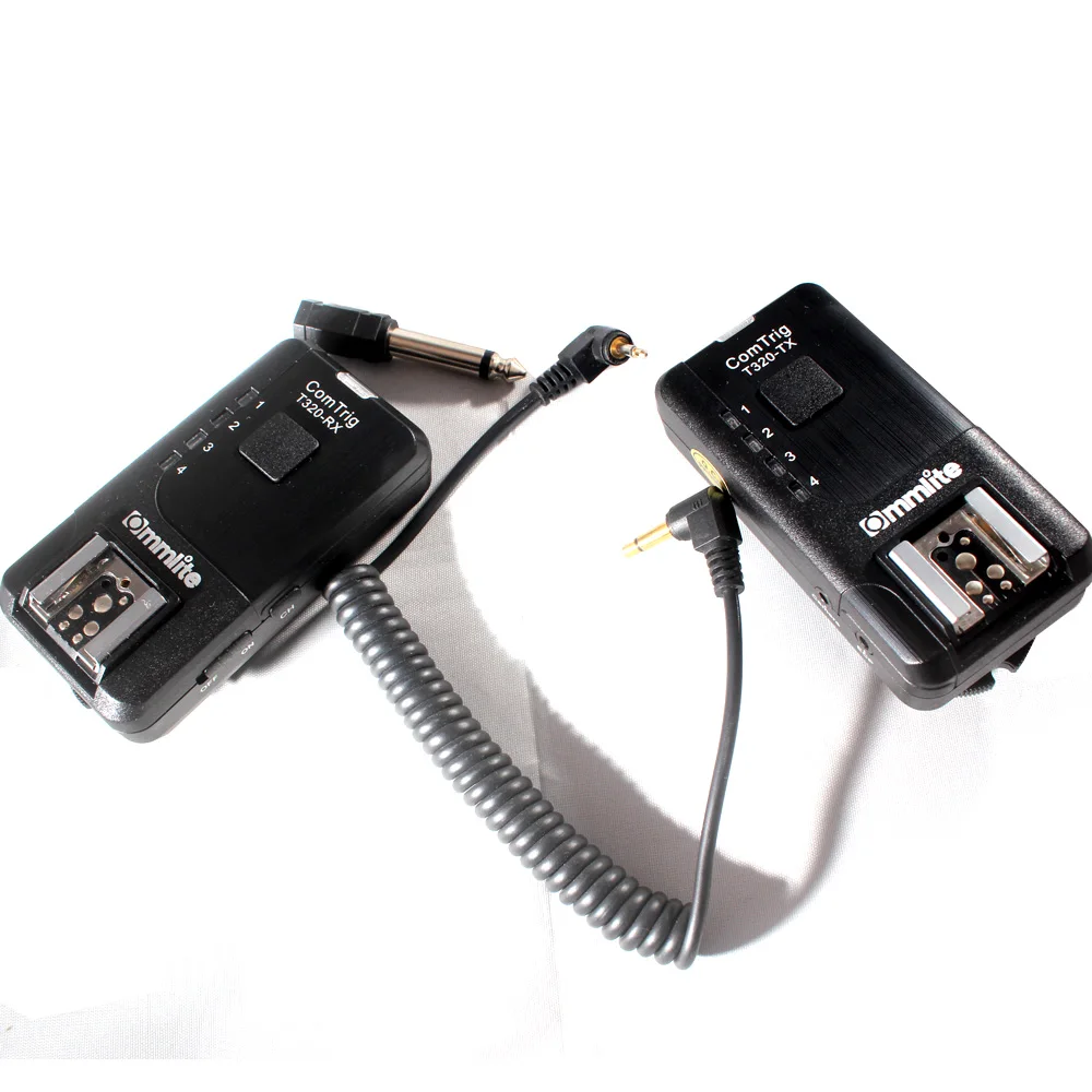 Camera Flash Accessories ComTrig T320 4-IN-1 Flash Trigger Kit Universal Flash Trigger for Nikon Pentax Cameras