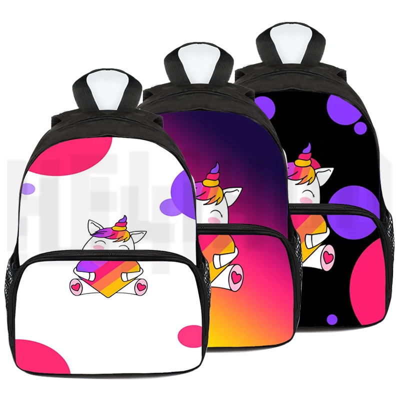 

3D Print Likee App Backpack Women Russia Type Children Kawaii Likee Bag Zipper Pencil Case Heart Cat Bagpack Bookbag Girls Boy
