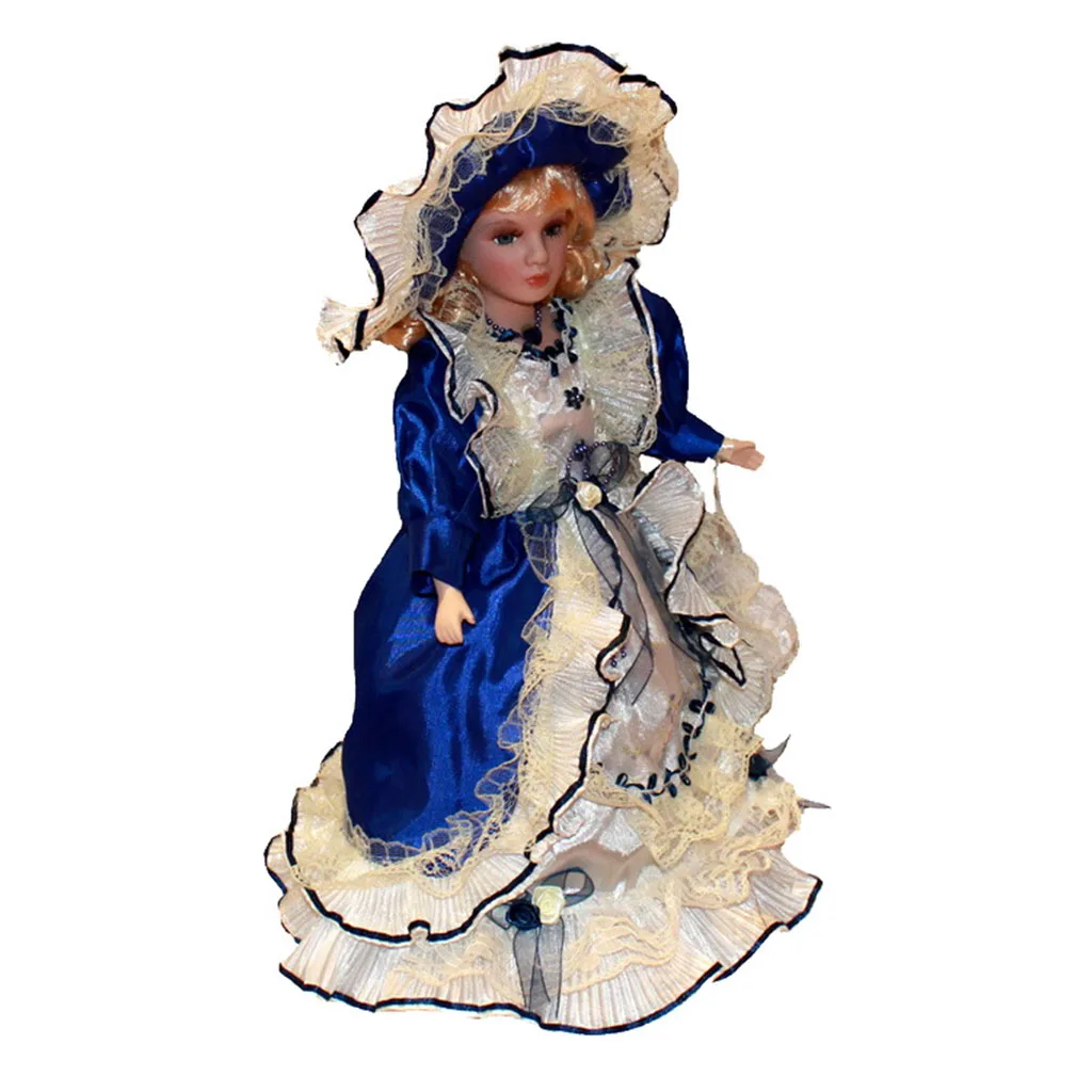 40cm Victorian Style Ceramic Dolls Collectible Beautiful Figurine Home Desk Decoration | Игрушки и хобби