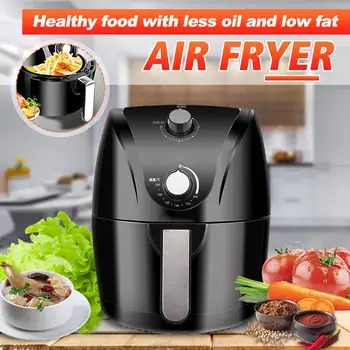 

4.6L Multifunction Air Fryer 1400W Chicken Oil free Air Fryer Health Fryer Pizza Cooker Smart Electric Deep Airfryer 110V/220V