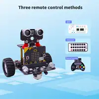 Microbit-Voiture Robot Intelligente V2, Kit de Tournesol Électronique, Ensembles STEM Dos pour Enfants, Codage et Pigments, ApprentiCumbria 5