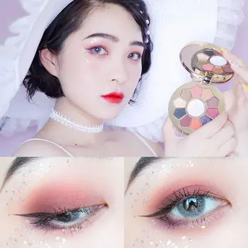 

11 Colors Matte Eyeshadow Palette Sequin Shining Shimmer Eye Shadow MakeupTool Eye Shadow
