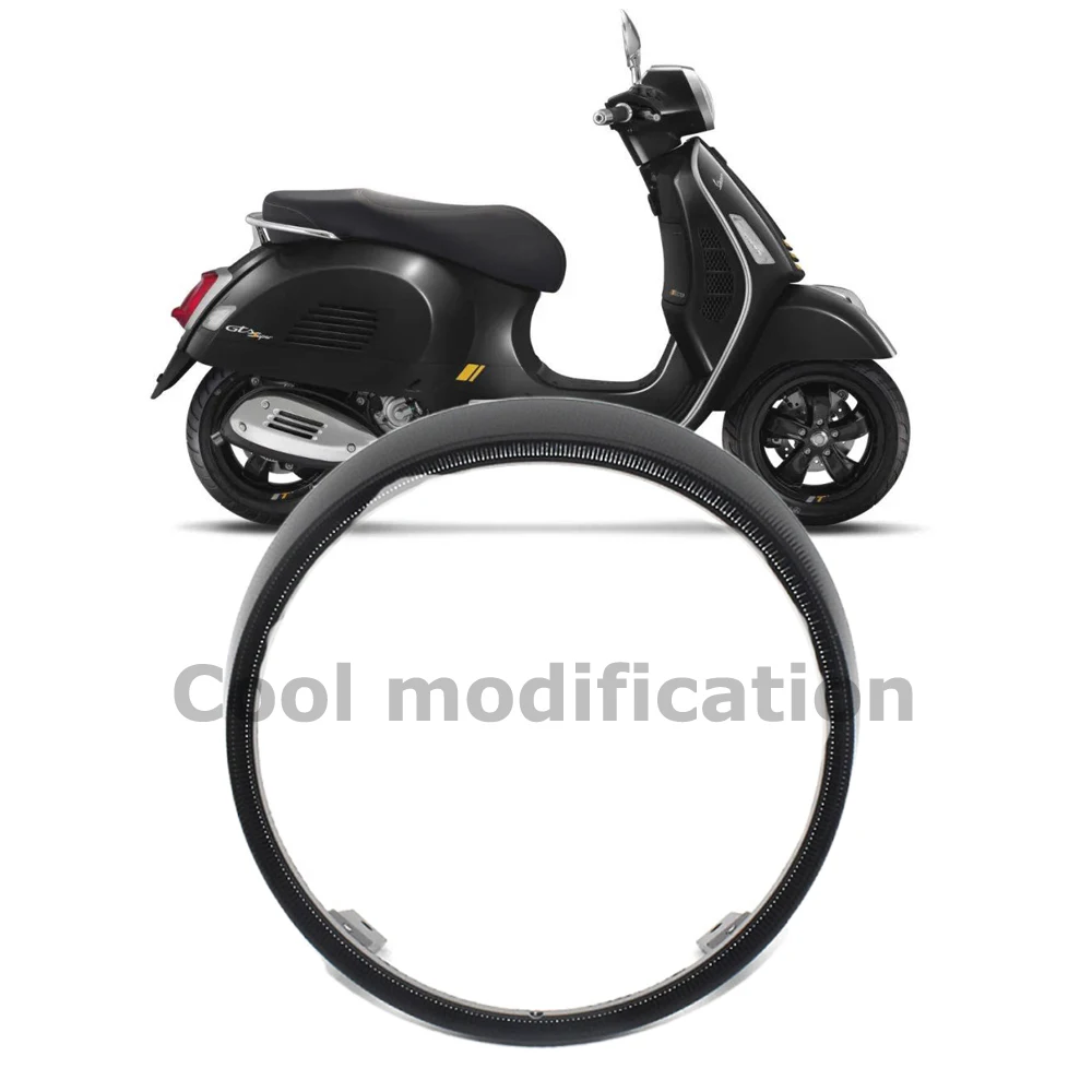 For Vespa GTS 250 300 2018 2019 2020 2021 Scooter Headlight Cover Headlamp  Frame Decorative Parts Front Light Circle Protector|Covers \u0026 Ornamental  Mouldings| - AliExpress