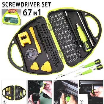 

67-in-1 Screwdrivers Set Precise Screwdriver Bits Kit Cell Phone Camera Drones Disassembly Maintenance Tools KQS8