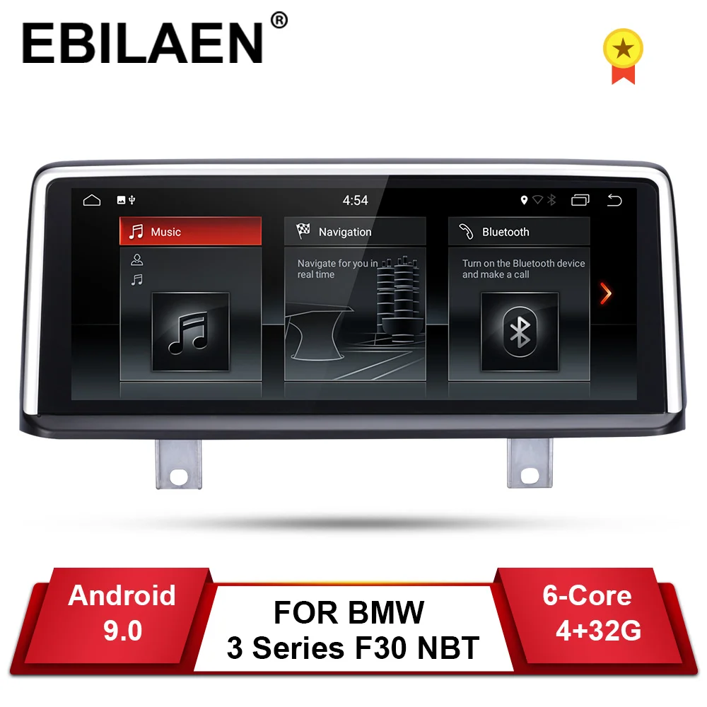 Автомобильный радиоприемник EBILAEN gps для BMW F30 F31 F33 F20 F21 NBT системный блок ПК Android 9,0 Авторадио Навигация мультимедиа