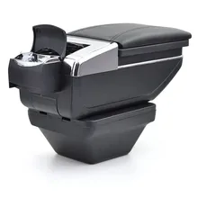 Для MG ZS подлокотник кожаный держатель для рук вращающийся ящик для хранения автомобильные аксессуары центральная консоль подъемное украшение авто