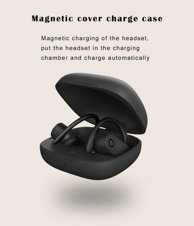 B10 TWS Bluetooth наушники беспроводные стерео наушники ушные крючки гарнитура спортивные ушные крючки настоящие Беспроводные наушники с микрофоном PK HBQ Q62 D7