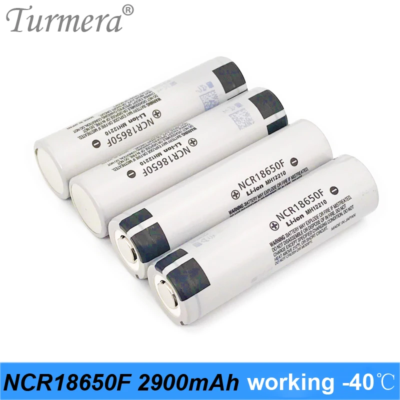 Turmera оригинальный NCR18650F 2900mAh 8A 18650 40 ℃ низкая термостойкость для использования