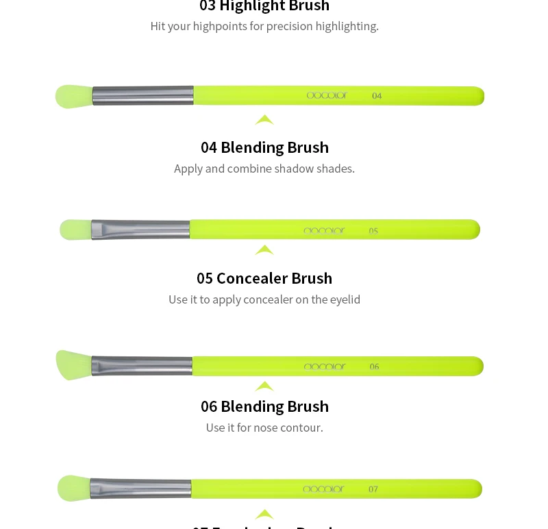 15 pieces of Makeup Brushes - Amexza