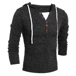 WEISTAMDO 2019 мужской брендовый пуловер узкий Geek Новые мужские свитера модный дизайн однотонный вязаный кардиган с капюшоном мужская одежда