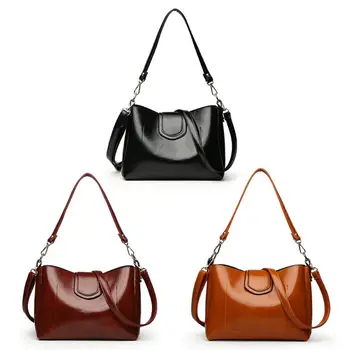 

Euramerican Women Shoulder Bag PU Leather Waterproof Large Capacity Party Trip LX9F