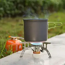 Outdoor Portable Stove Foldable Split Gas Stove Flat Stove Gas Split Camping Foldable Portable Tank Hiking W0M8