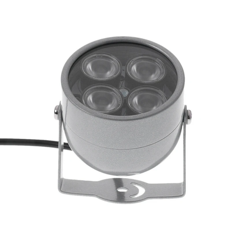  CCTV CCD 4 LED Array IR Infrared Vision Night Lights Waterproof IP Camera Lamp - 4.00033E+12