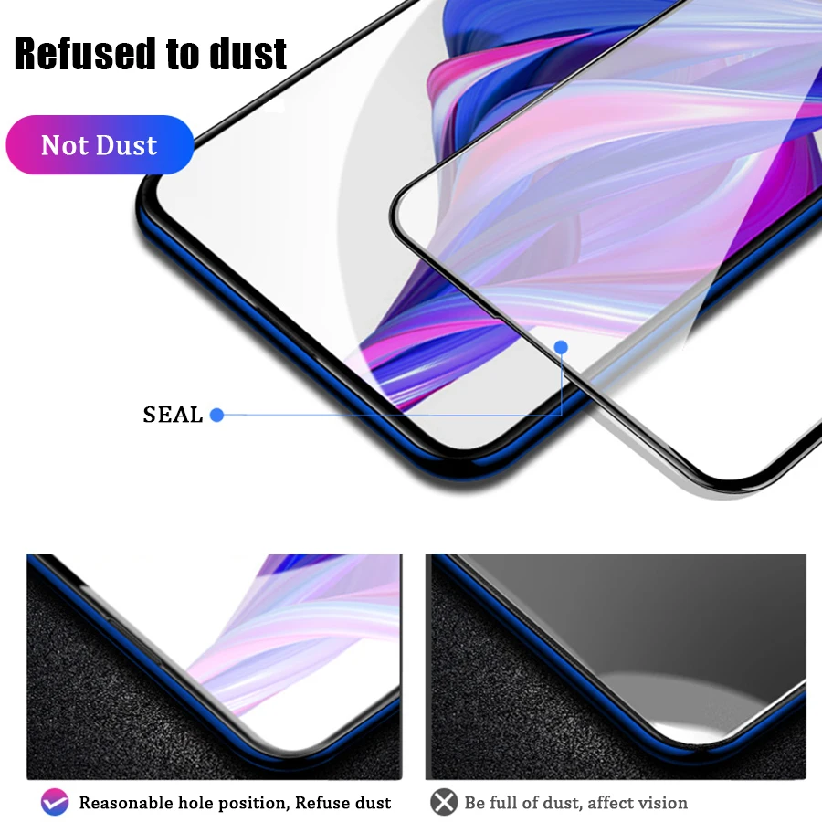 Защитное стекло VALAM из закаленного стекла для Huawei P smart Z полное покрытие huawei
