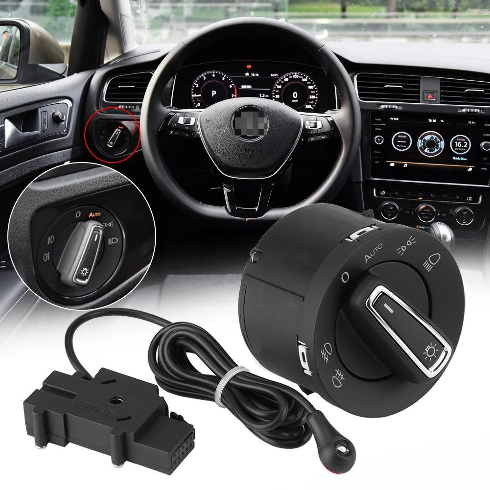 Для Volkswagen VW Golf mk7 Golf VII 7 новая OEM евро Автоматическая фара авто свет переключатель противотуманной фары 5GG941431D 5GG 941 431D