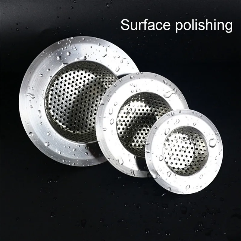 

1PC 7cm/9cm/11cm Dropshipping Bathroom Sink Strainer Kitchen Accessories drain hair catcher sink strainer sieve colander sifter