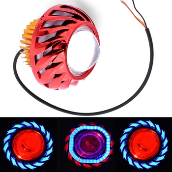 

For Aprilia rs 125 rsv4 rs4 tuono v4 1100 Buell xb12 Motorcycle Led Light Angel Eye Headlamp Motorbike Projector Headlight