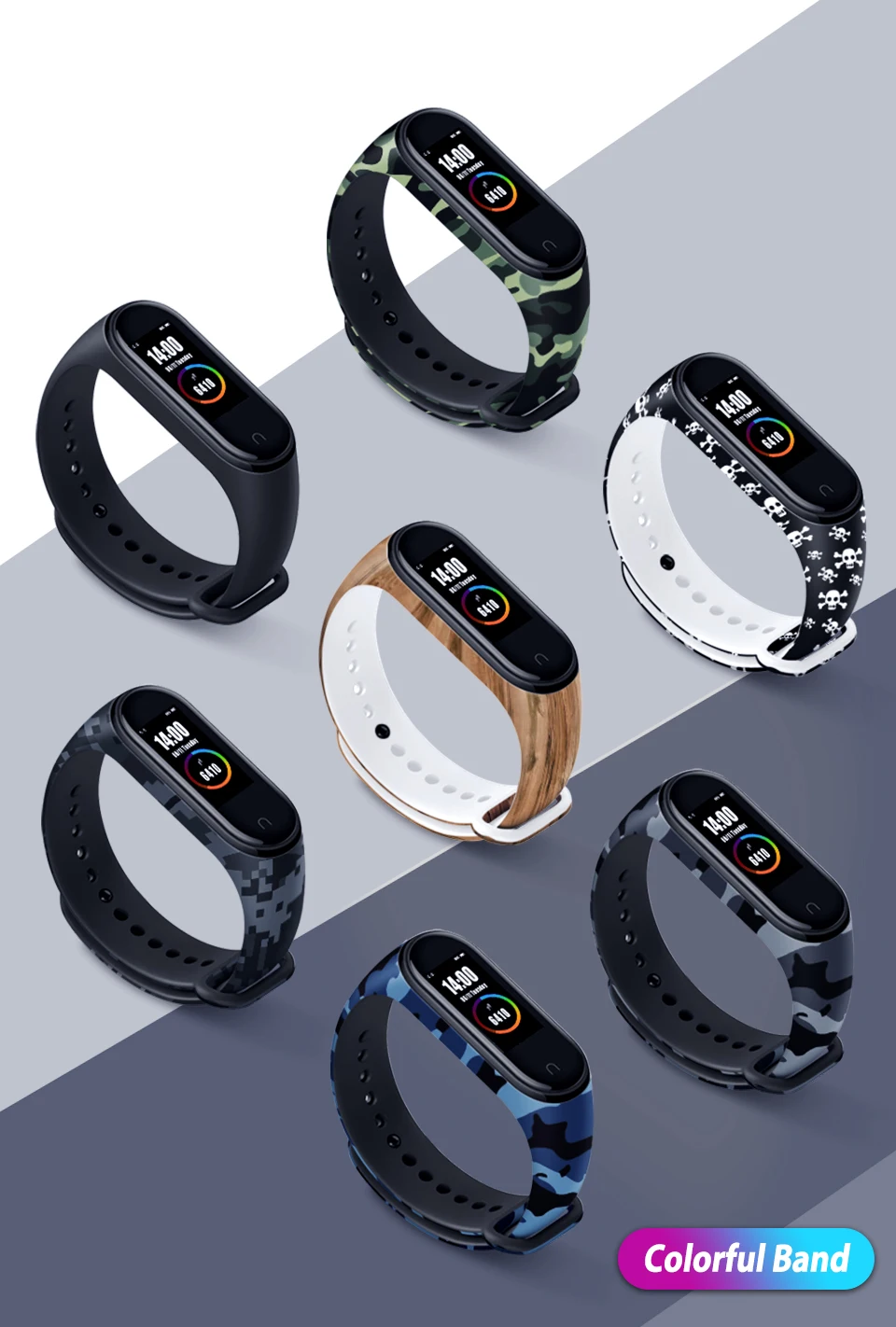 Ремешок для Xiaomi mi 4 3, сменный ремешок, умный браслет, силиконовые браслеты для наручных часов, спортивный браслет mi Band 4