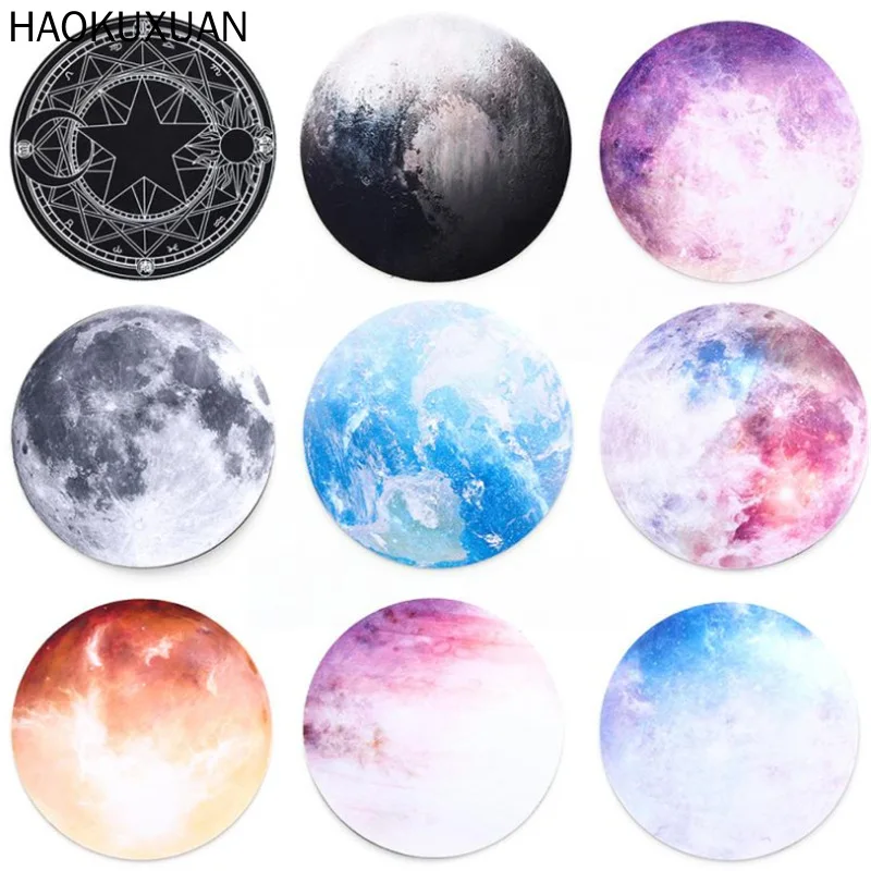 Flash Sale Almohadillas antideslizantes para ratón de planetas, para juegos circulares, ordenador portátil de Pvc, suministros de oficina, protección ambiental, EVA suave, novedad de 2021 B6qpejL1VWe