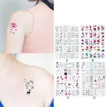 30 шт Временные татуировки наклейки s наклейки для боди-арта для взрослых детей лицо руки шеи запястья Водонепроницаемый татуировки стикер тела s