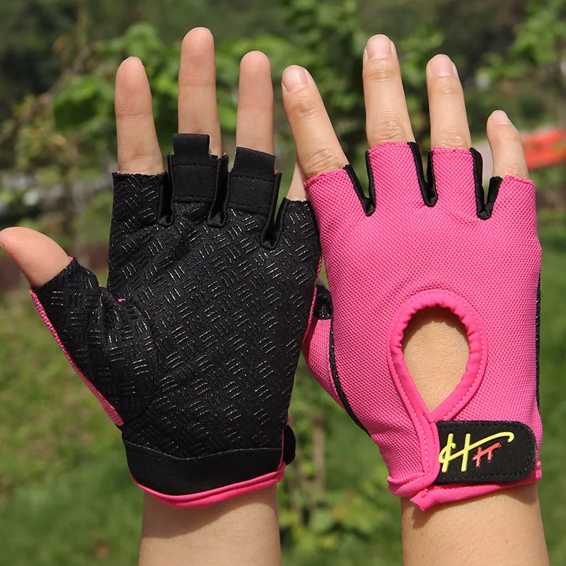 

Fitness Gloves Men And Women Anti-slip Bracer Protective Clothing Dumbbell Apparatus Yoga Bicycle Training Riding Half Finger Sp