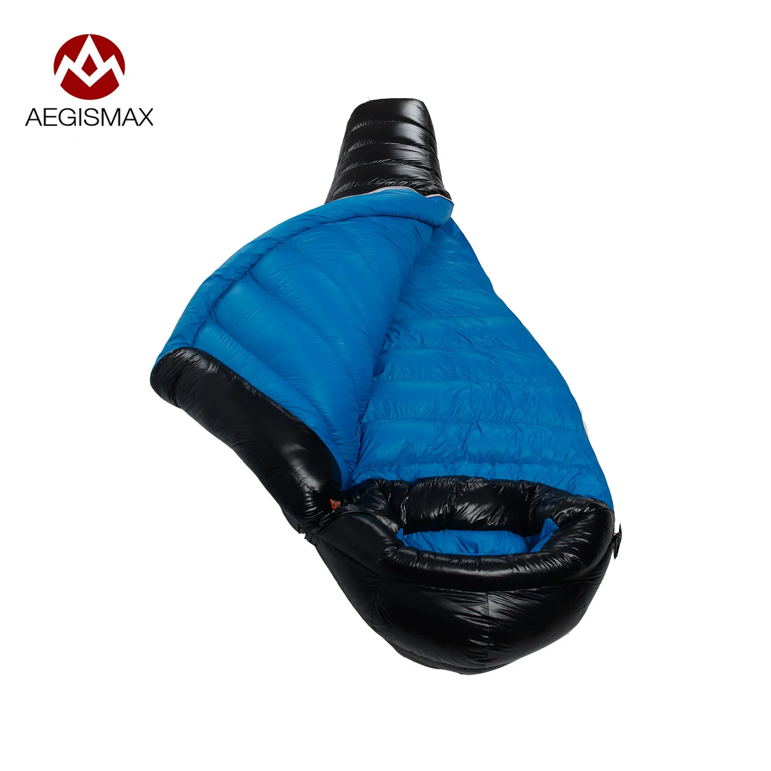 Спальный мешок Aegismax D2/D3/D4/D5 на белом утином пуху для улицы серия UL|mummy sleeping bag|down