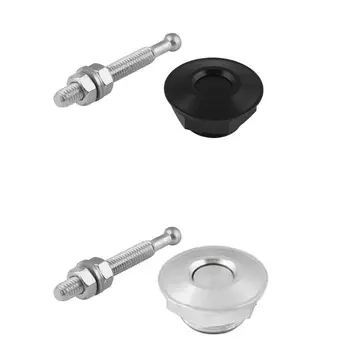 

2020 New Universal Push Button Quick Release Hood Pins Bonnet Lock Clip Latch Bumper