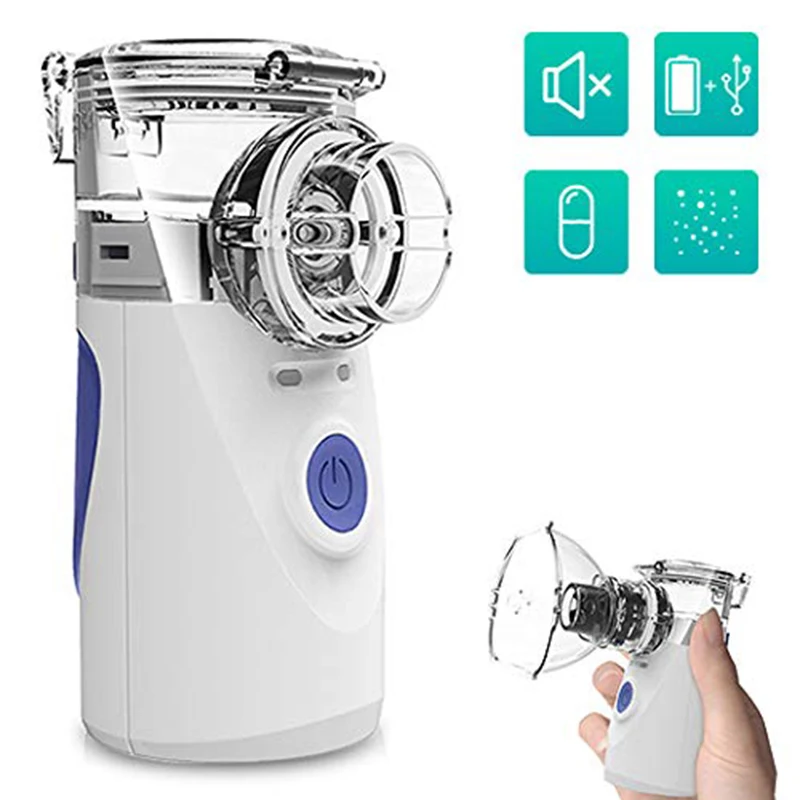 Medical Nebulizer Handheld Asthma Inhaler Atomizer for Children Health Care USB Mini Portable Nebuliser Steaming Devices
