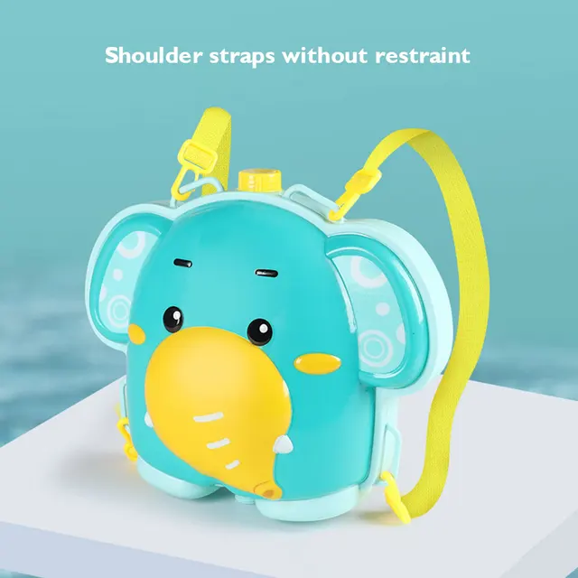Kids Summer Toys Water Gun Boy Girl Cartoon Pressure Backpack Water Guns Baby Playing Water Outdoor Beach Toys for Children 4